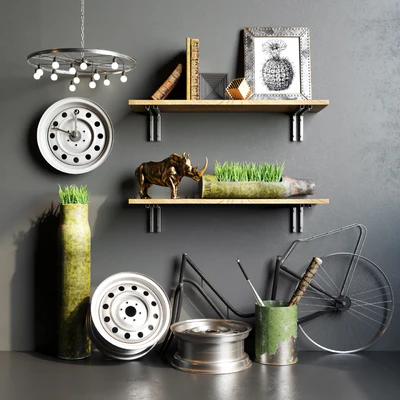 Loft decorative set RWB — Ver 1