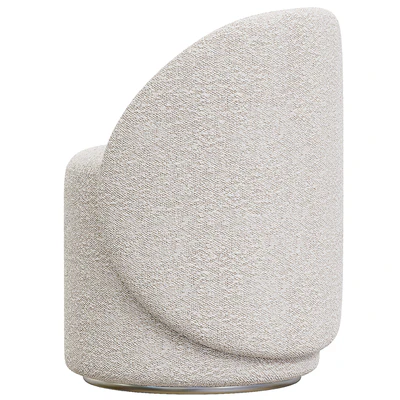 Nordic Boucle Round Vanity Stool — Вид 4