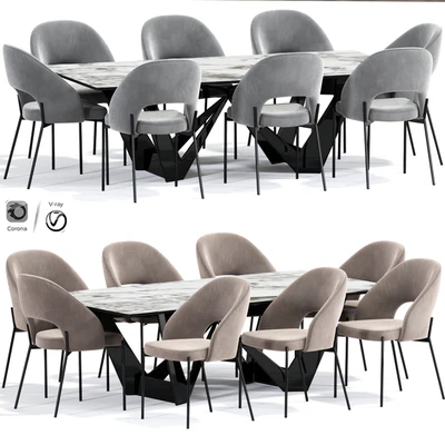Alice Dining Chair Table — Вид 1