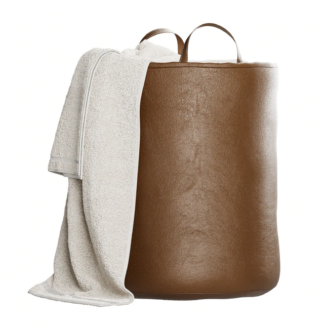 Leather laundry basket — Descargar