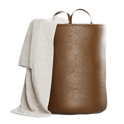 Leather laundry basket — Ver 3