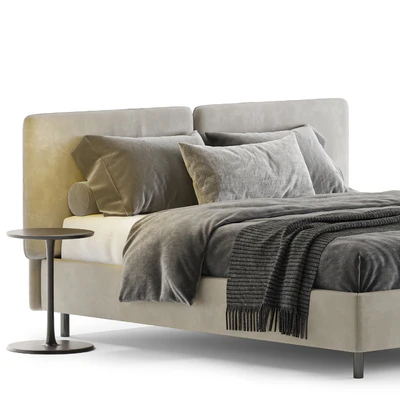 Double bed Twils FRICK ROUND — Ver 3