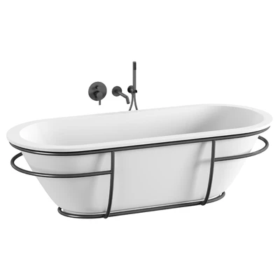 Luxe Freestanding Stone Bath 1800 Mm — Вид 3