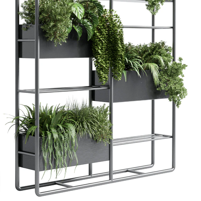stand plant box - collection Indoor plant 254 metal vase pot fern grass — Скачать