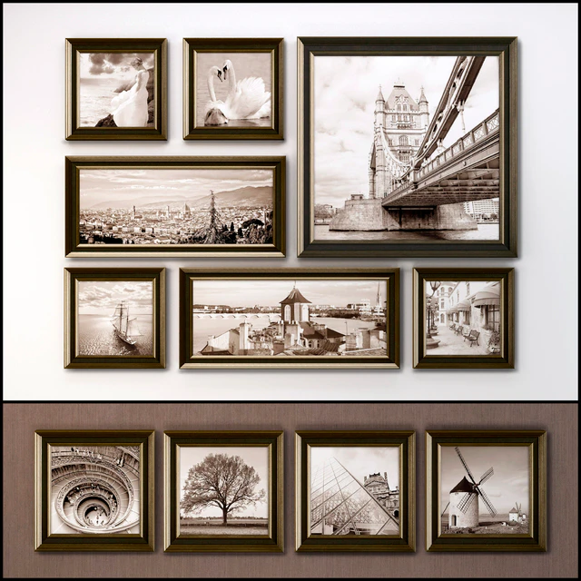 The picture in the frame. 108 Collection frame (26 paintings 6 combinations) — Descargar