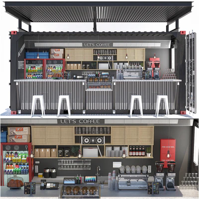 JC Shipping Container Coffee — Вид 1