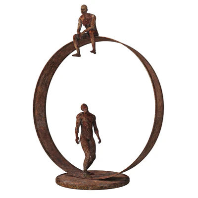 Decorative Sculpture With 4 PBR Metal Materials — Ver 6
