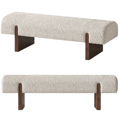 CB2 Socca Upholstered bench — Вид 1