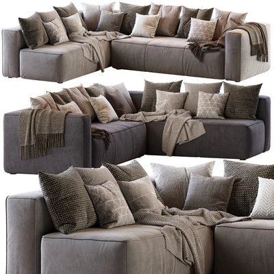 Мello Taos Brown Right Arm Corner Sectional — Вид 1