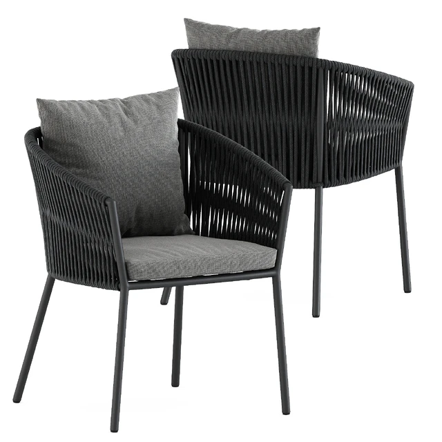 Porto Dining Chair by burkedecor and Illum table by Tribu — Скачать