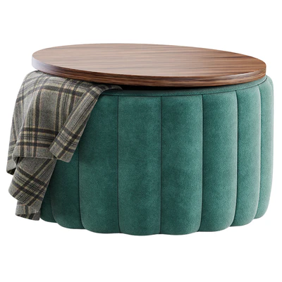 Pouffe Aris 2 Textile Blue Divan.ru/Пуф Арис-2 — Ver 4