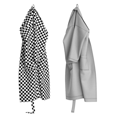 Coat on the hook / Bathrobe on hook — View 3