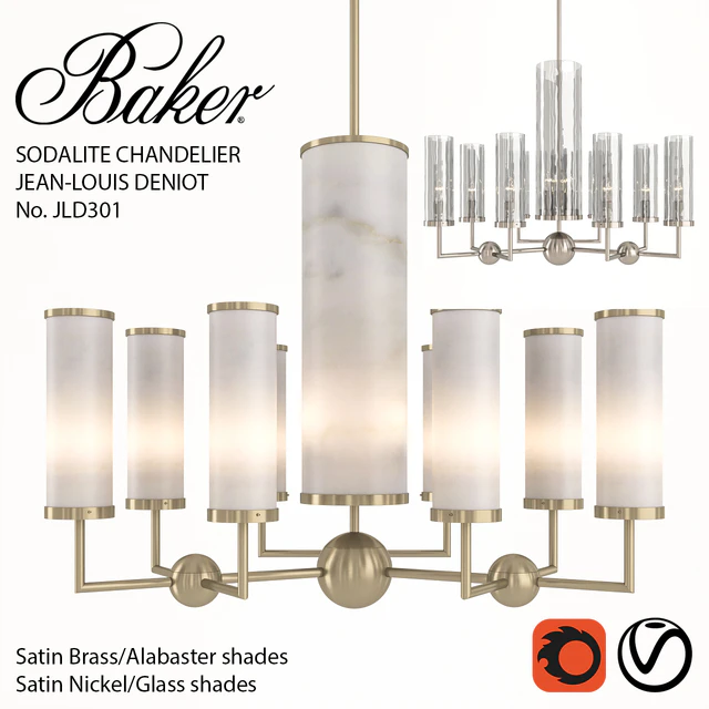Baker No. JLD301 Sodalite Chandelier — Скачать