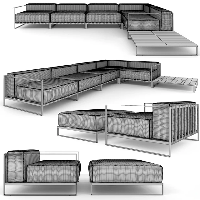 Talenti Casilda sofa, armchair and table — Descargar