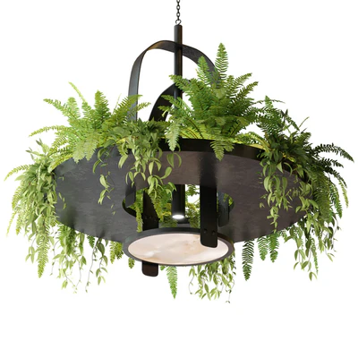 Hanging lamp with plants — Ver 1