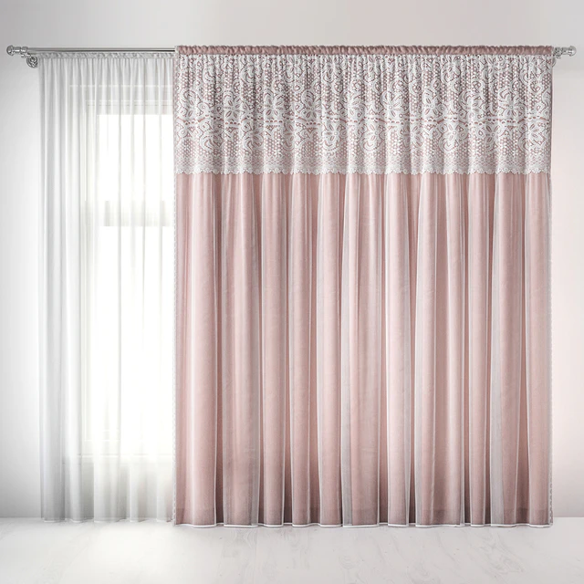 Curtains with lace — Descargar