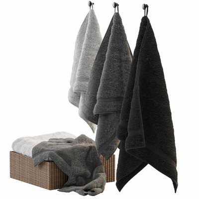 Bathroom Towel Set 09 — Ver 3