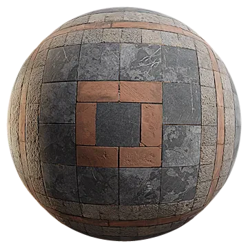bordered stone tiles 001 — Скачать