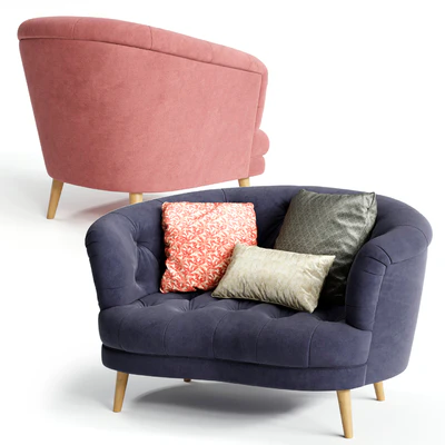 Alexander & James JEAN Snuggler Chair and Armchair — Ver 2