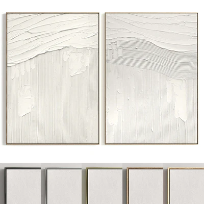 Plaster Two Photo Frame T-263 — Ver 1
