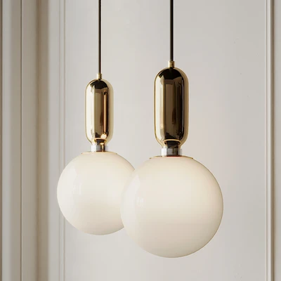 Modern Simple Led Pendant Lights - Glass Ball — Вид 4