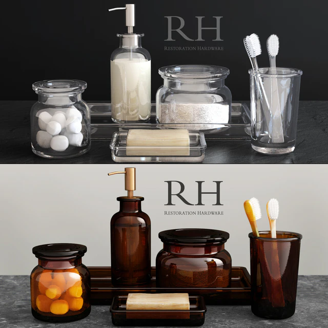 RH / PHARMACY ACCESSORIES AMBER GLASS — Descargar