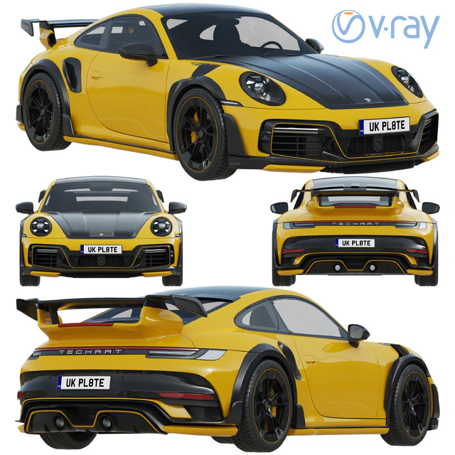 Porsche 911 TECHART GTstreet R 2022 — Descargar
