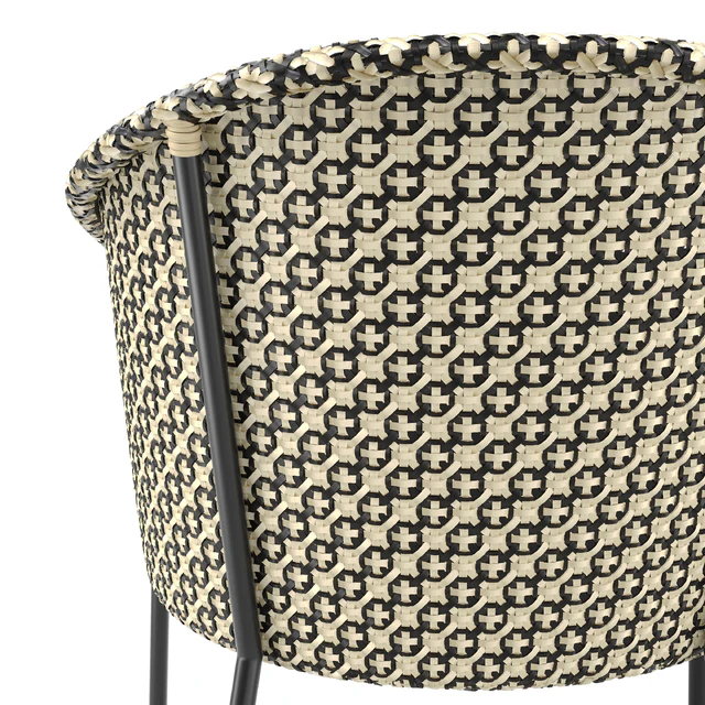 Cb2 Brava Dining-Lounge Gray Wicker Chair — Descargar