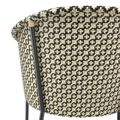 Cb2 Brava Dining-Lounge Gray Wicker Chair — Ver 2