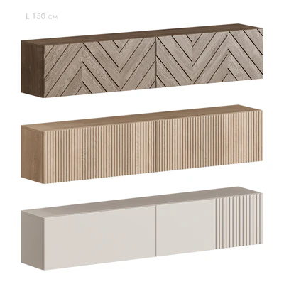 Hanging TV stand Puzzlemebel — Ver 4