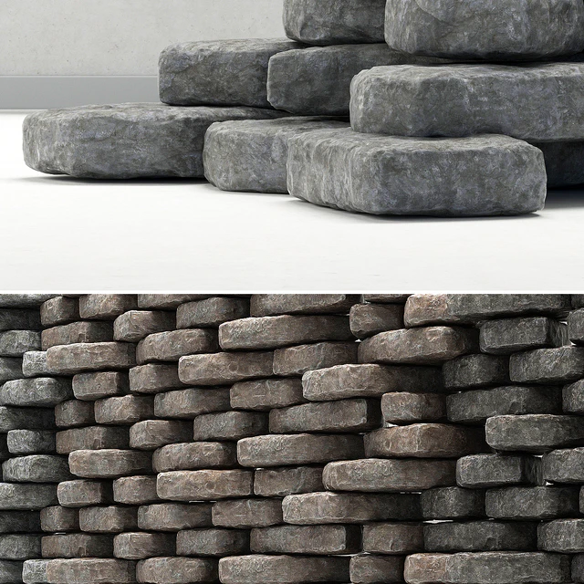 Rock stone collection decorative / Коллекция скального камня для декорации — Скачать