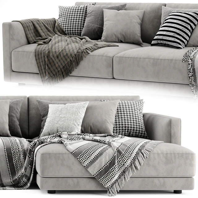 Poliform Bristol Chaise Longue Sofa 2 — Скачать