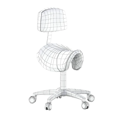 Lemi Group 052 S Hairdresser's stool on wheels — Ver 4