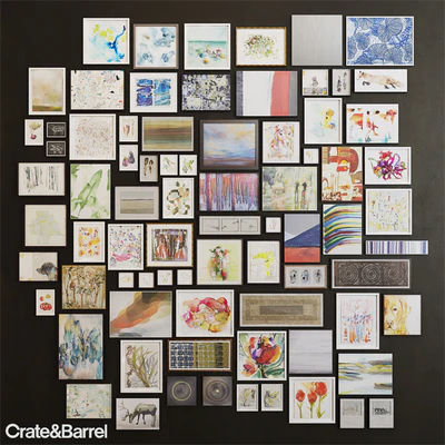 crate&barrel set of paintings — Ver 1