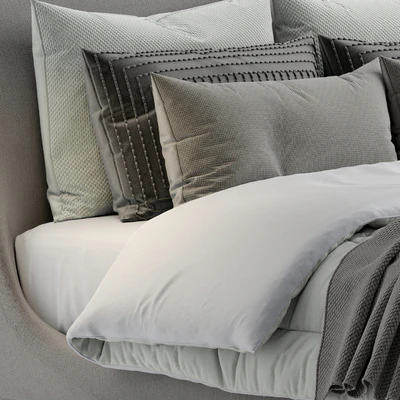 Flou Taormina double bed — Ver 4