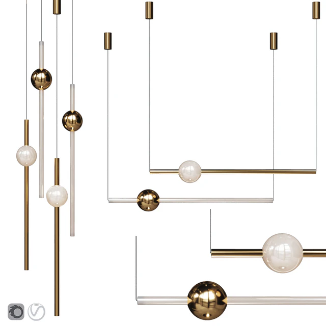 Подвесной светильник Lee Broom ORION GLOBE LIGHT POLISHED GOLD — Скачать