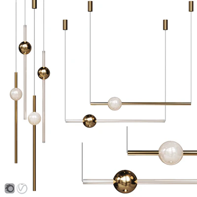 Подвесной светильник Lee Broom ORION GLOBE LIGHT POLISHED GOLD — Вид 1