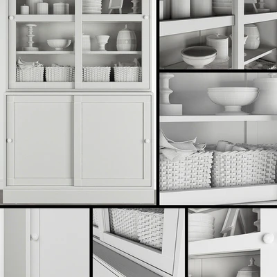 Wardrobe Havsta / Havsta with sliding doors — Ver 3