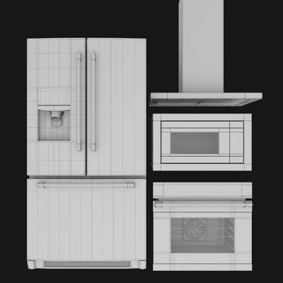 A set of kitchen appliances from IKEA — Ver 4