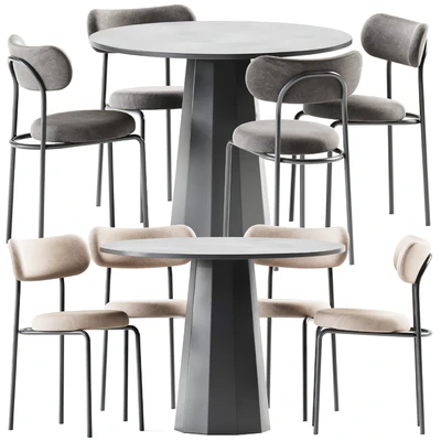 Dix Table and Loop Chair by Connubia — View 1