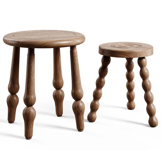 Heaps & Woods - Leon stool — Descargar