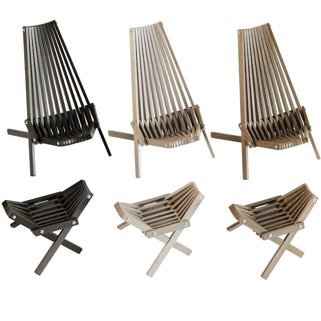 Шезлонг №3 (кресло, реклайнер) со столиком от Toby Chairs — Скачать