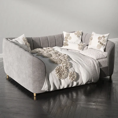 RH VALENTINA VELVET FULL DAYBED — Вид 3
