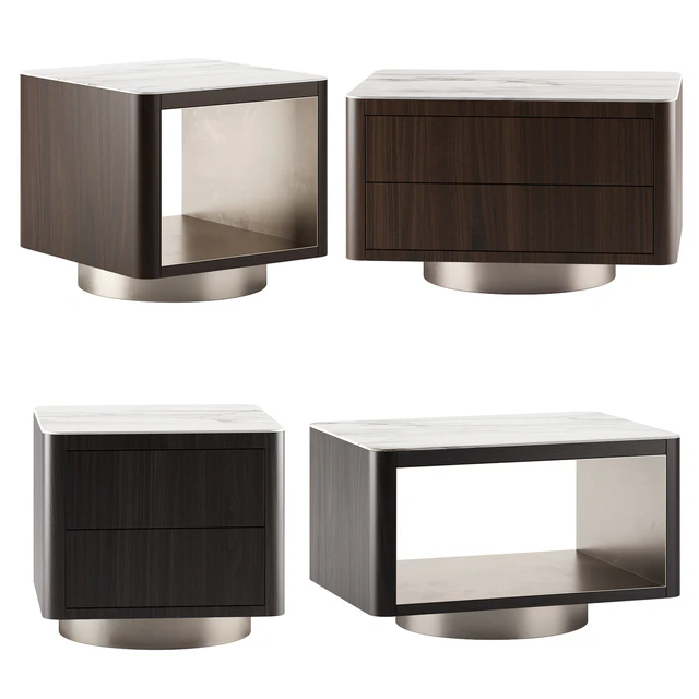 MILTON | Bedside tables By Minotti — Скачать