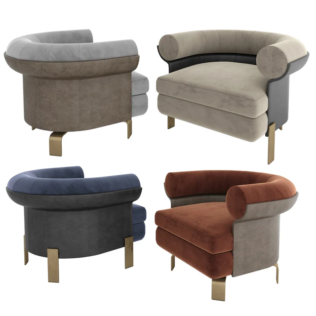 Minotti Mattia Armchairs — Скачать