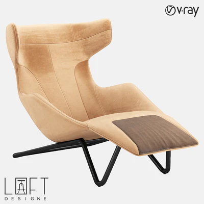 Armchair LoftDesigne 36558 model — Ver 1