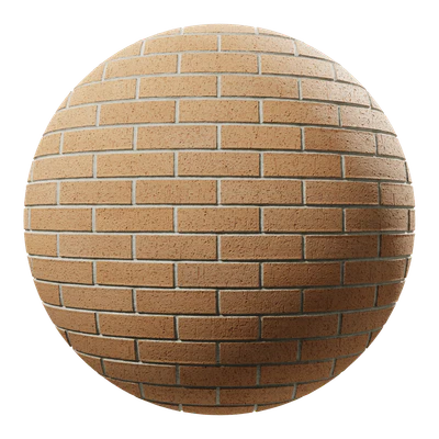 dragfaced running bond brick wall texture orange — скачать