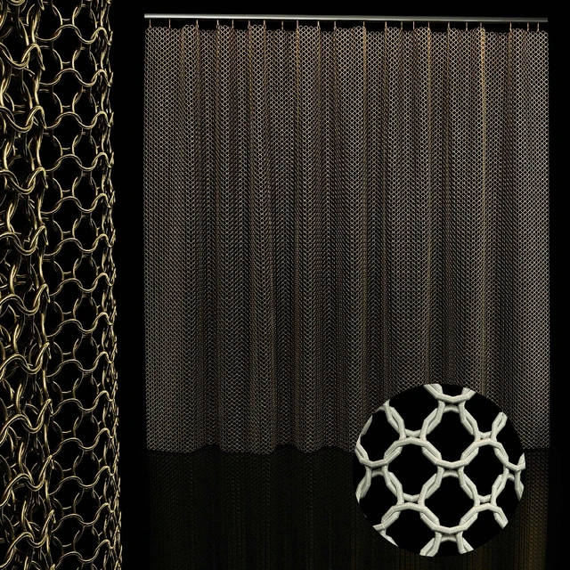 metal chain curtain — Descargar