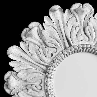 Mirror Lila Floral Gold, Lila Floral Ivory by Laura Ashley — Ver 3