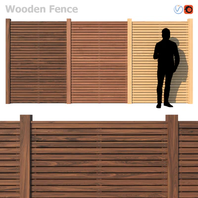 Wooden Fence — Вид 1